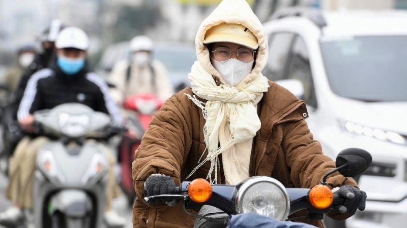 Không khí lạnh tràn về mạnh gây nên tình trạng rét đậm