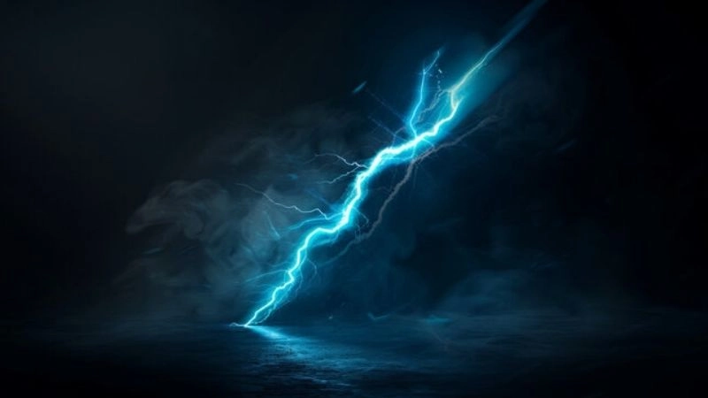 Tia chớp lục là một dạng biến thể gần của tia chớp xanh