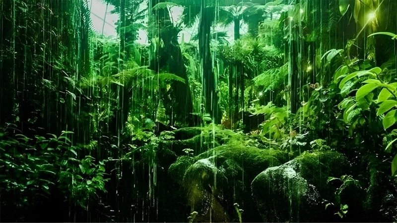 Mưa xích đạo xảy ra thường xuyên nhờ đối lưu mạnh mẽ