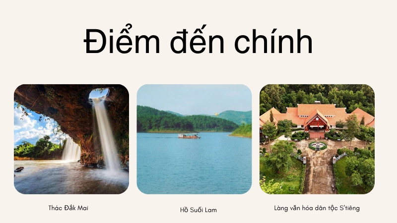 Điểm đến lý tưởng khi tới Bình Phước