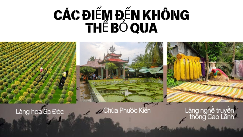 Các điểm đến không thể bỏ qua