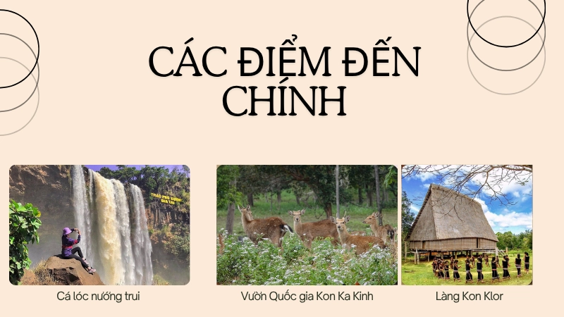 Các điểm đến chính bạn không nên bỏ qua