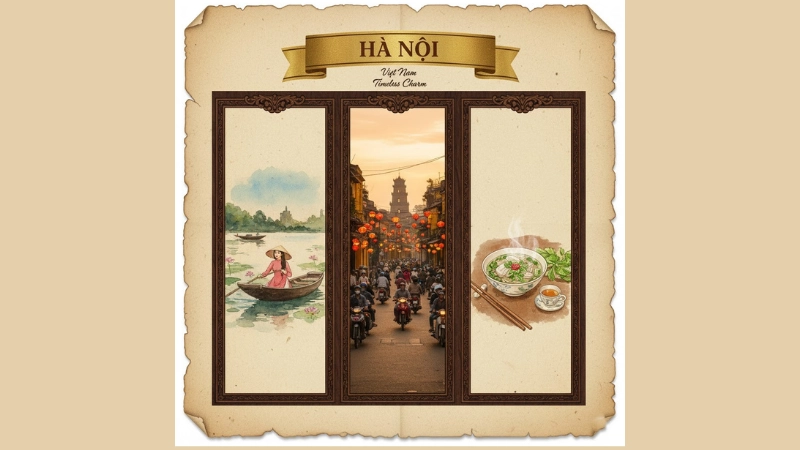 Khám phá Hà Nội với phố cổ, hồ nước và ẩm thực đặc sắc