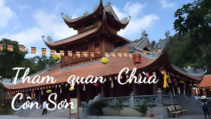 Chùa Côn Sơn yên bình giữa núi rừng