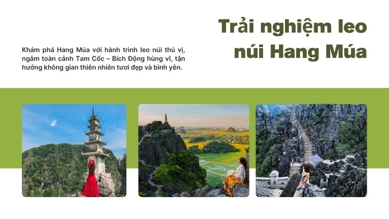 Trải nghiệm leo núi Hang Múa