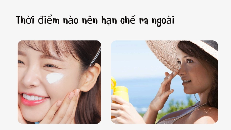 Sử dụng kem chống nắng đúng cách để ngăn ngừa tác hại tia UV
