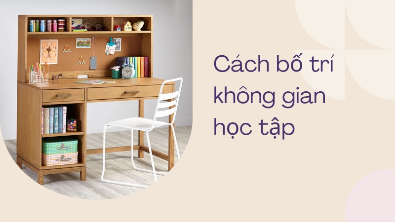 Cách sắp xếp sách vở khoa học trên kệ gỗ treo tường