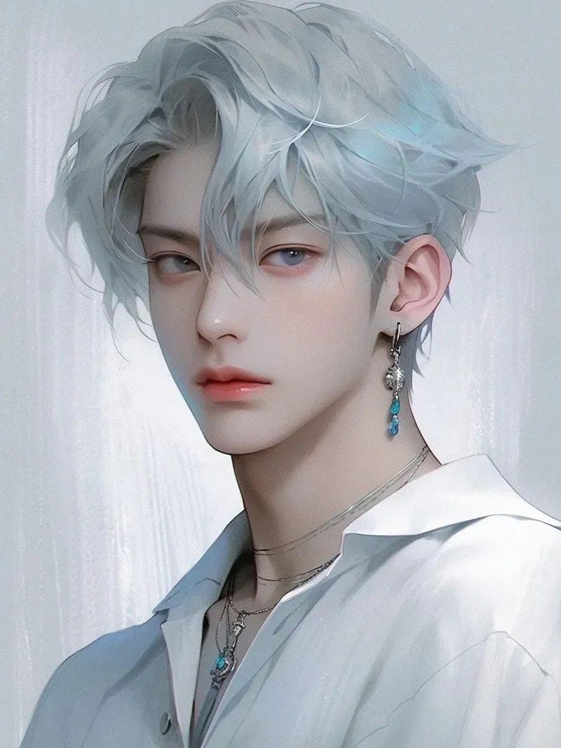 Ác quỷ anime nam ngầu mang phong thái mạnh mẽ, ánh mắt lạnh lùng rất cuốn.