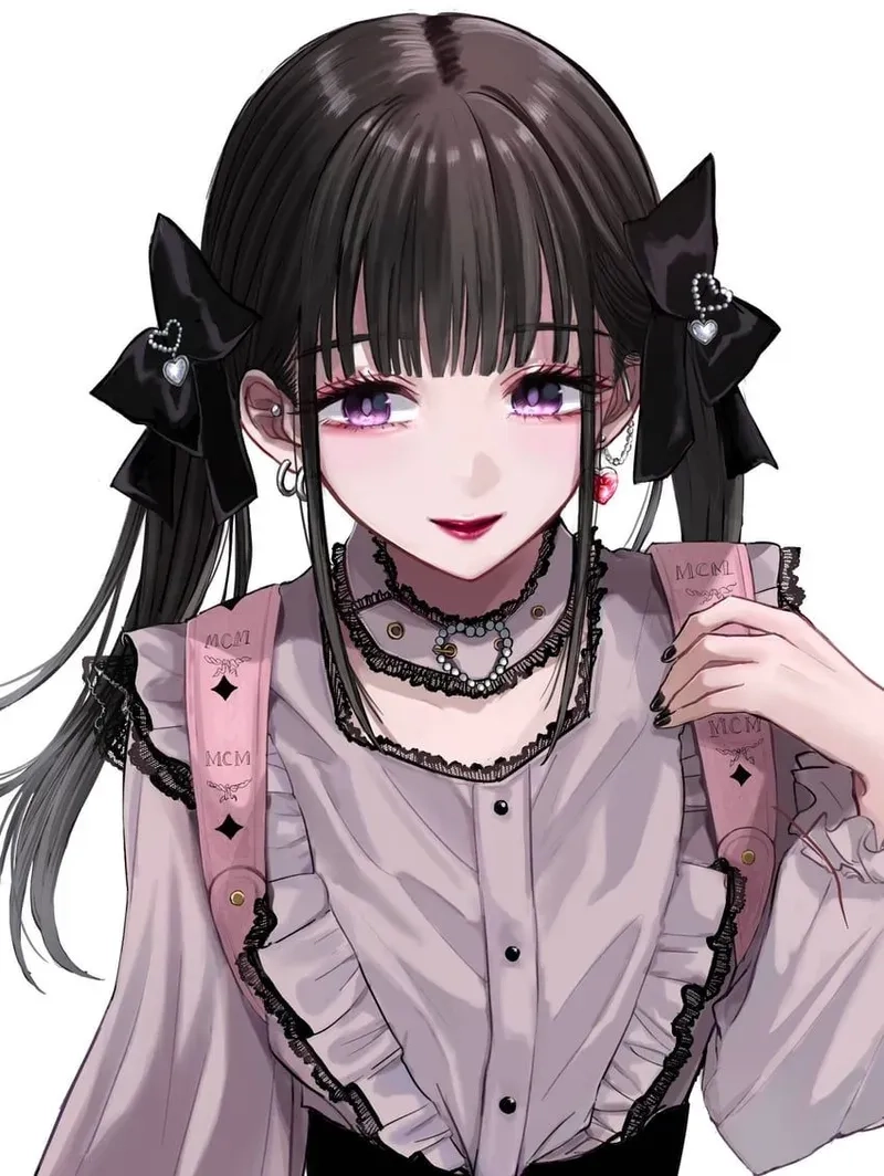 Ảnh nền anime nữ cute giúp màn hình trông nhẹ nhàng và dễ chịu.