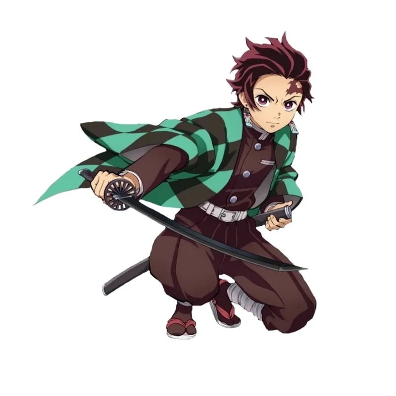 Tanjiro chibi ngầu kết hợp nét đáng yêu và cá tính.