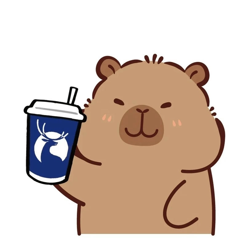 Capybara chibi avatar đáng yêu dùng rất nổi bật