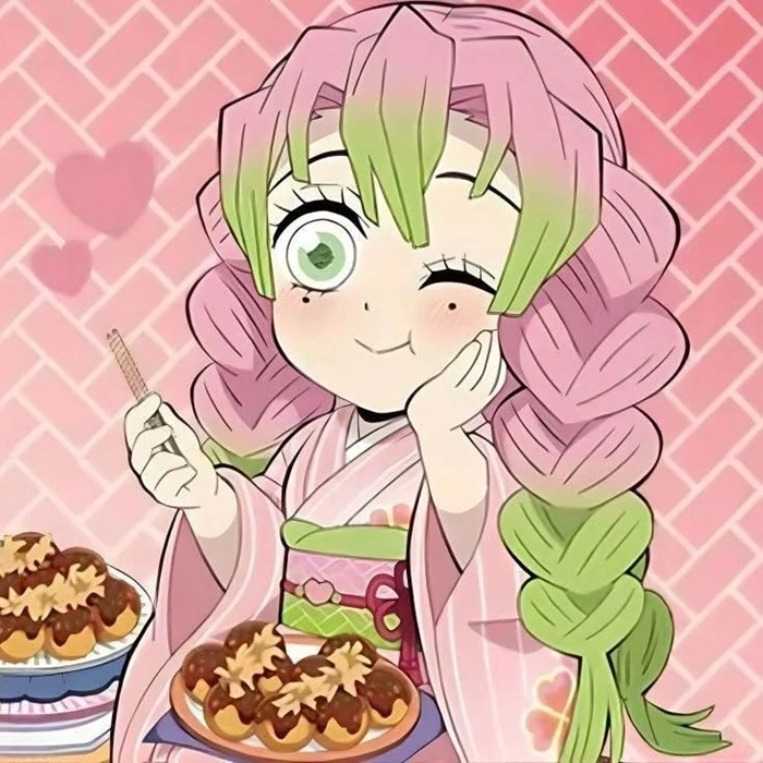 Mitsuri chibi cute mang vibe trong trẻo và dễ mến.