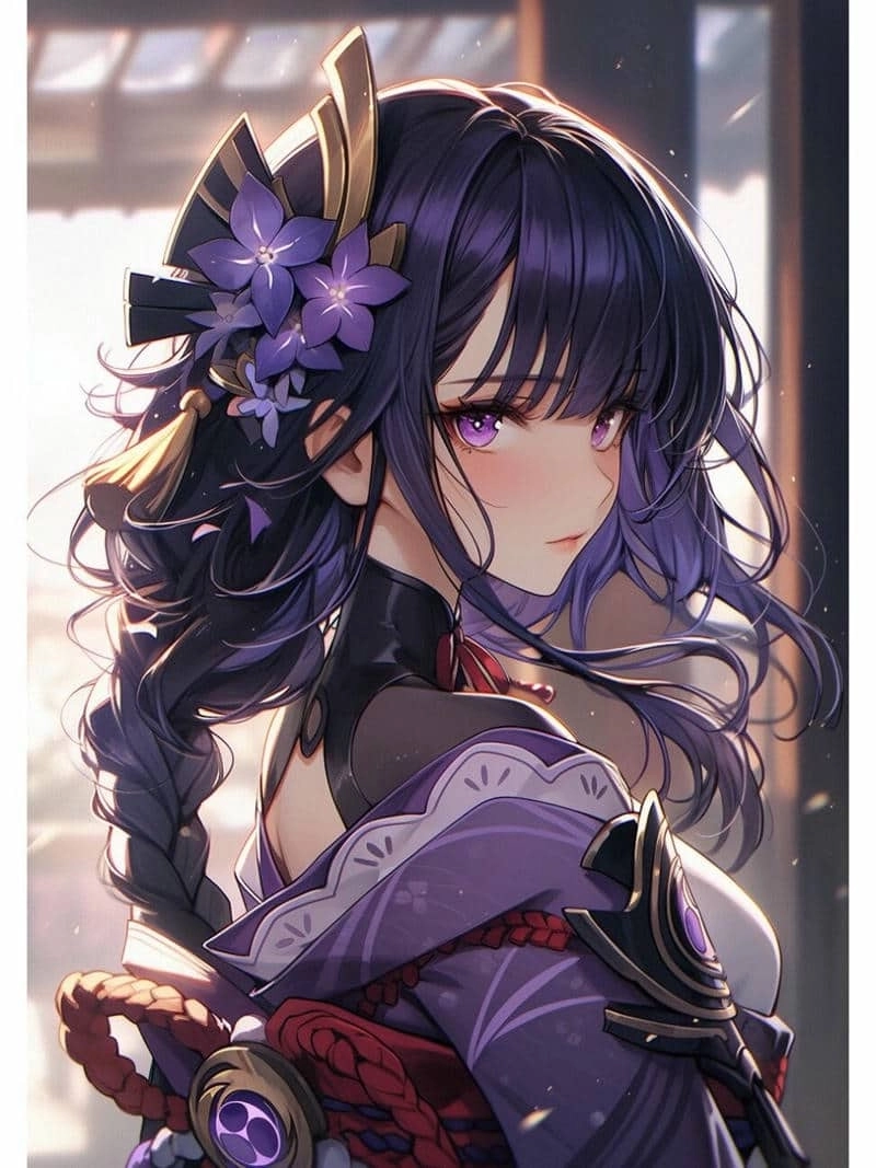 Raiden ei chibi toát lên nét dịu dàng và cuốn hút.