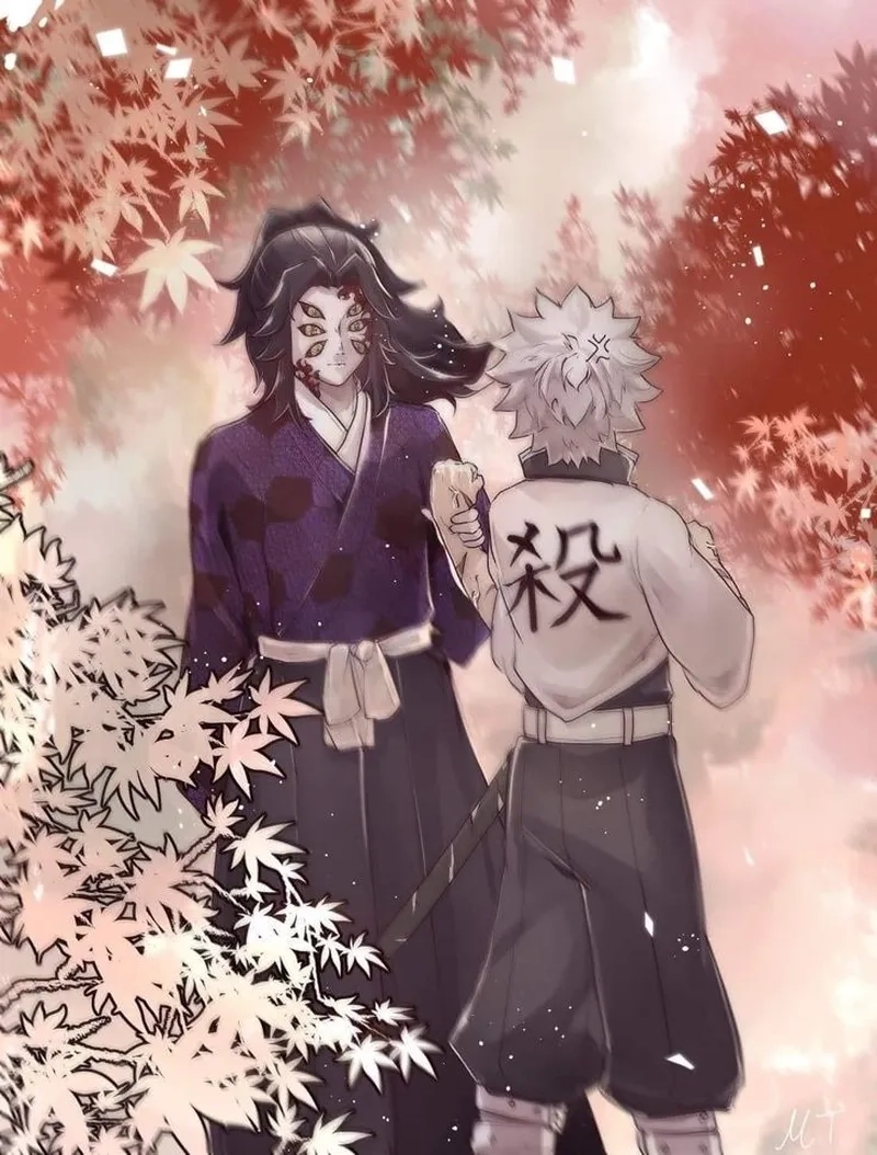 Hình nền Kokushibo ngầu tạo điểm nhấn ấn tượng cho màn hình thiết bị.