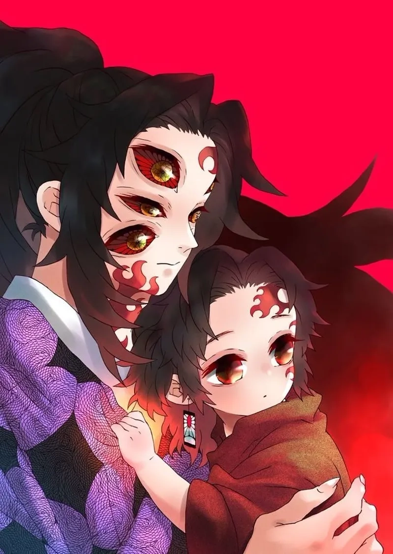 Ảnh nền Kokushibo phù hợp cho những ai yêu thích phong cách dark anime.