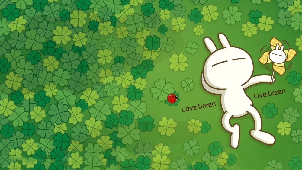 Ảnh nền con thỏ thích hợp làm nền máy