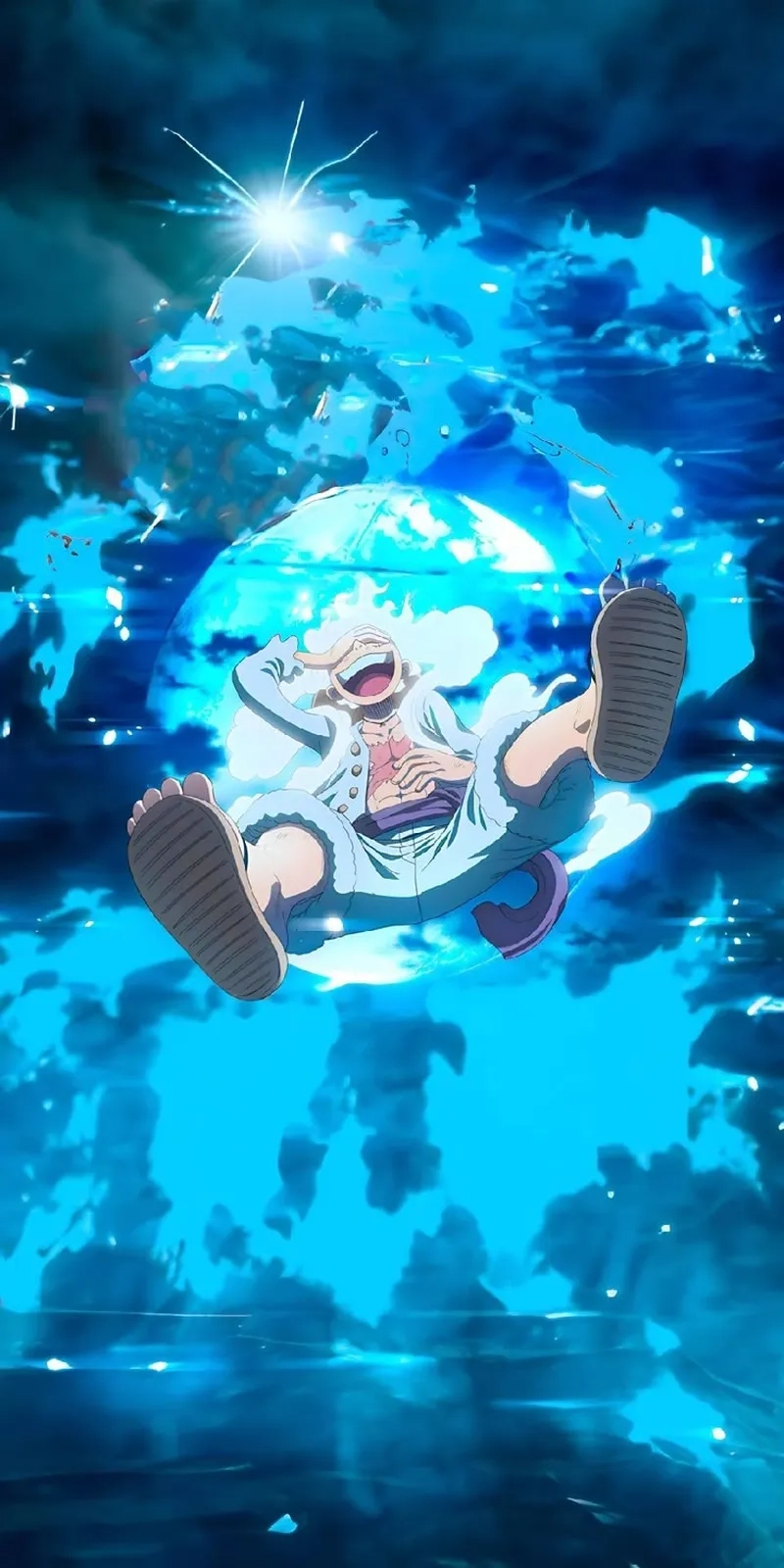 Luffy gear 5 fanart sáng tạo mạnh mẽ và độc đáo