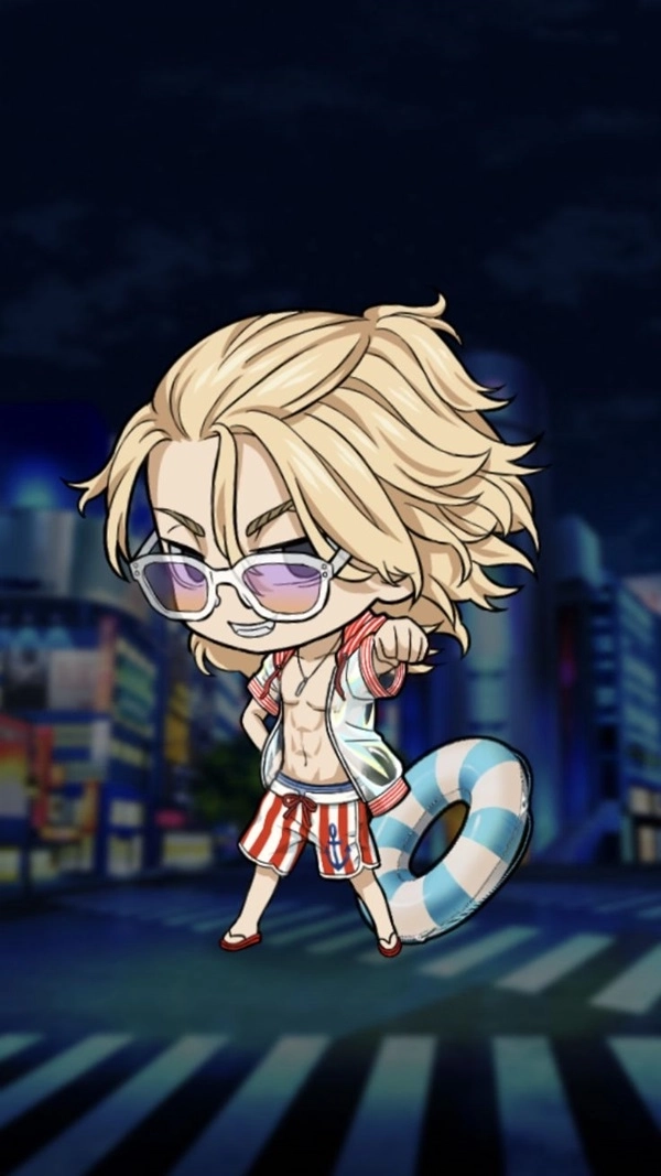 Hình ảnh Mikey chibi có phong cách đáng yêu