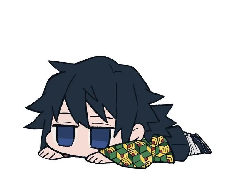 Giyu chibi figure được nhiều fan sưu tầm.