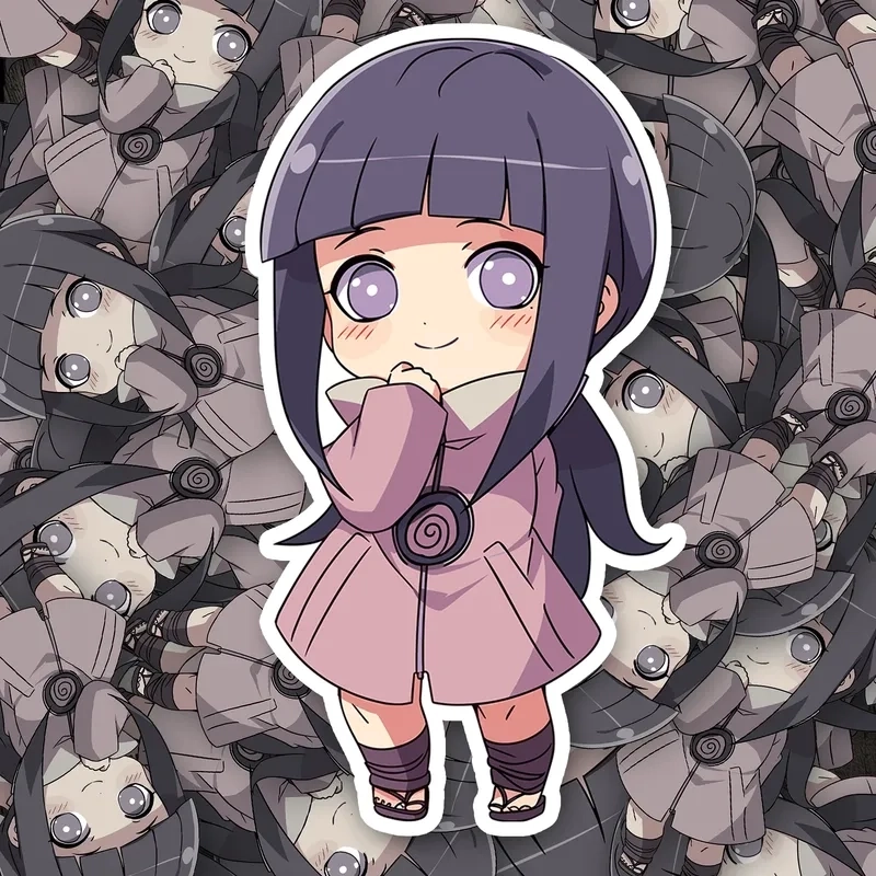 Hinata Shouyou chibi thể hiện năng lượng tích cực.