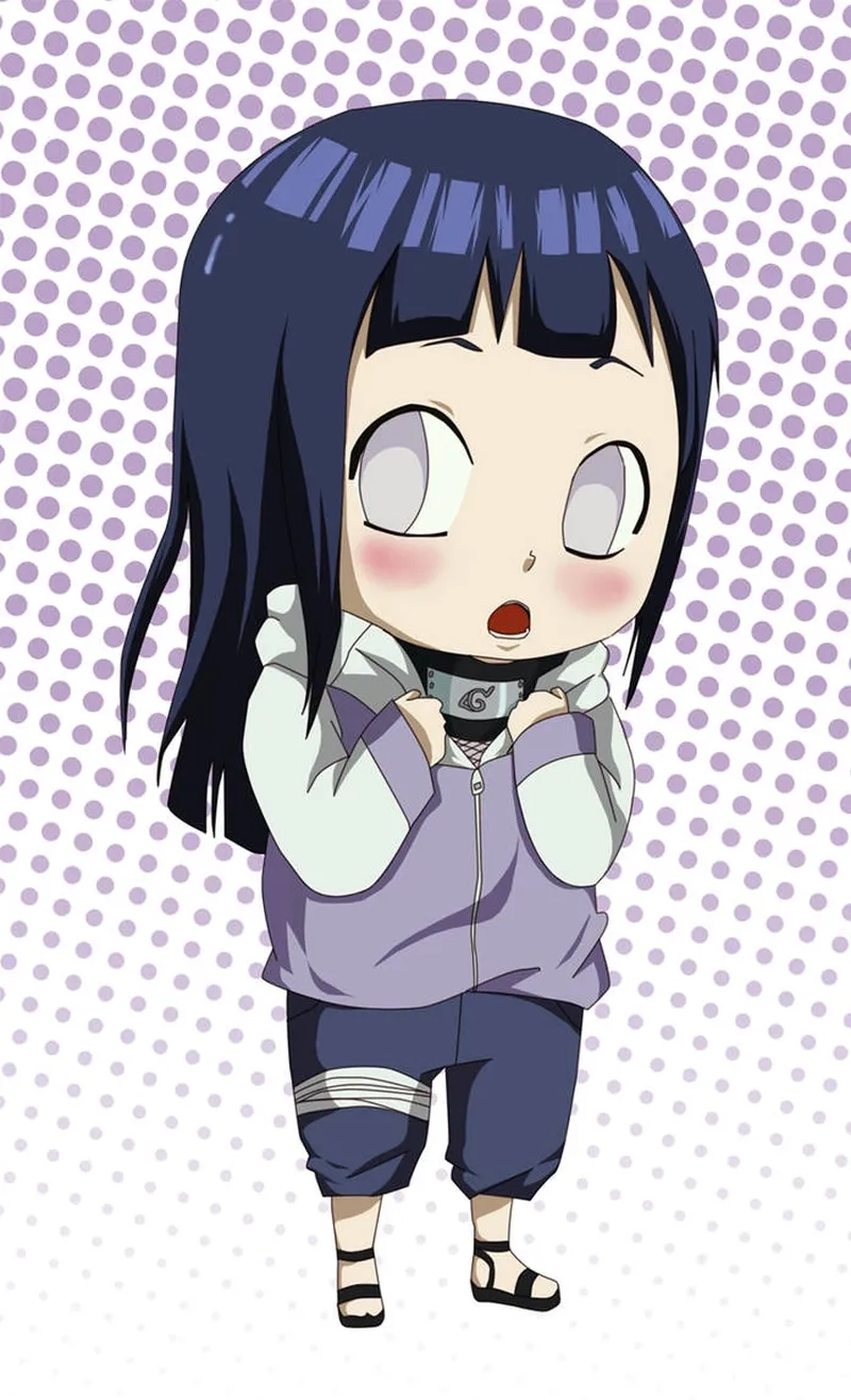 Hinata chibi png tiện dùng cho thiết kế.