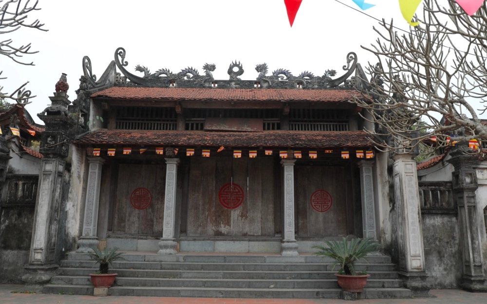 Chùa Hà cổ có kiến trúc giản dị.