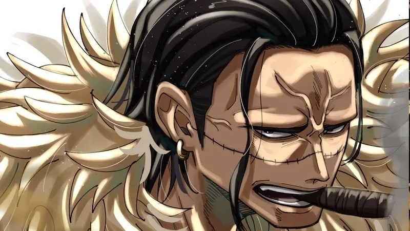 Crocodile One Piece meme gây cười với biểu cảm ngầu.