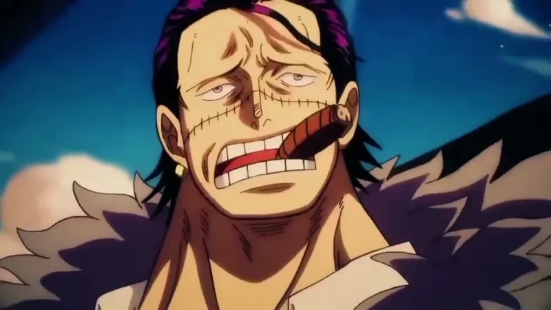 Crocodile One Piece costume đậm chất phản diện.