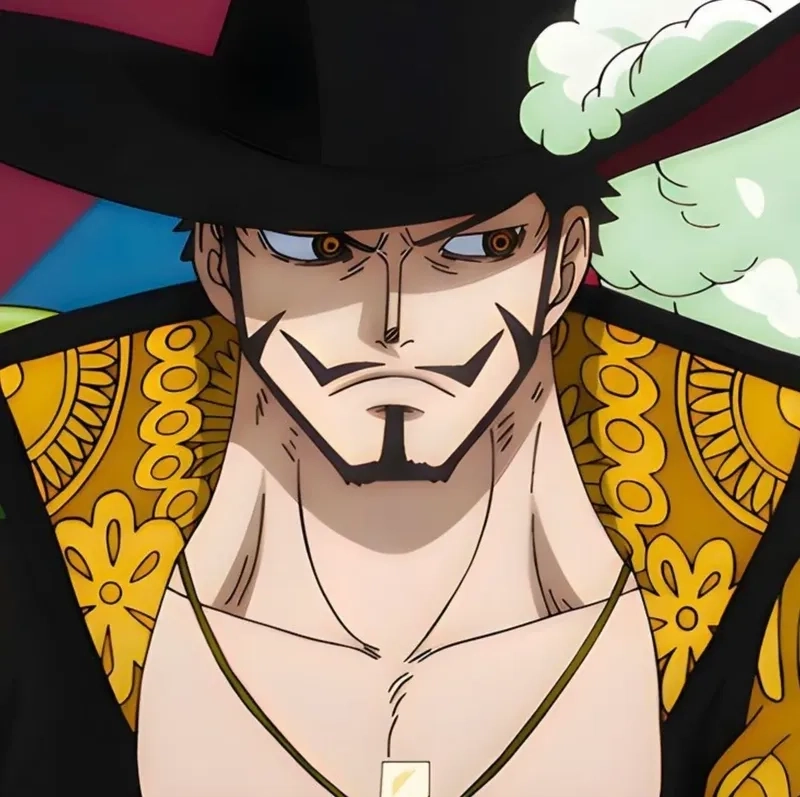 Dracule Mihawk One Piece là kiếm sĩ mạnh nhất thế giới.