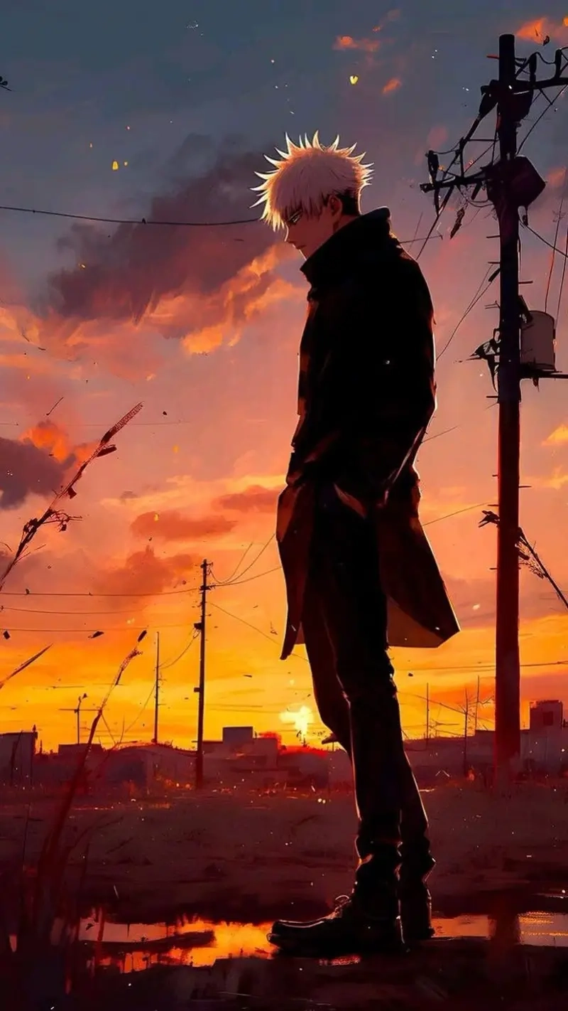 Hình ảnh anime nam lạnh lùng toát lên khí chất bí ẩn và cuốn hút.