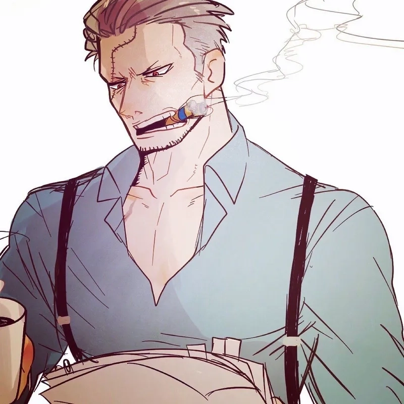 Smoker character profile thể hiện rõ tính cách chính trực.