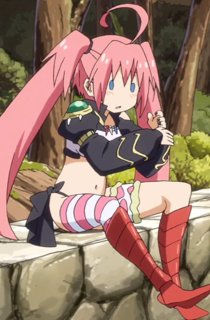 Tạo hình Milim Nava chibi cute khiến người hâm mộ không thể rời mắt.