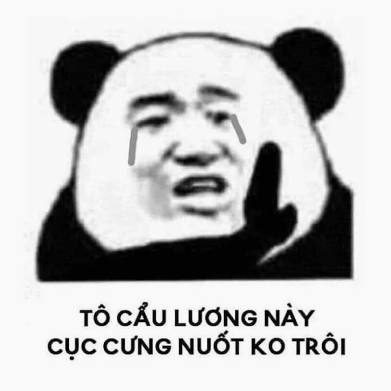 ảnh meme gấu trúc rơm rớm nước mắt tội nghiệp