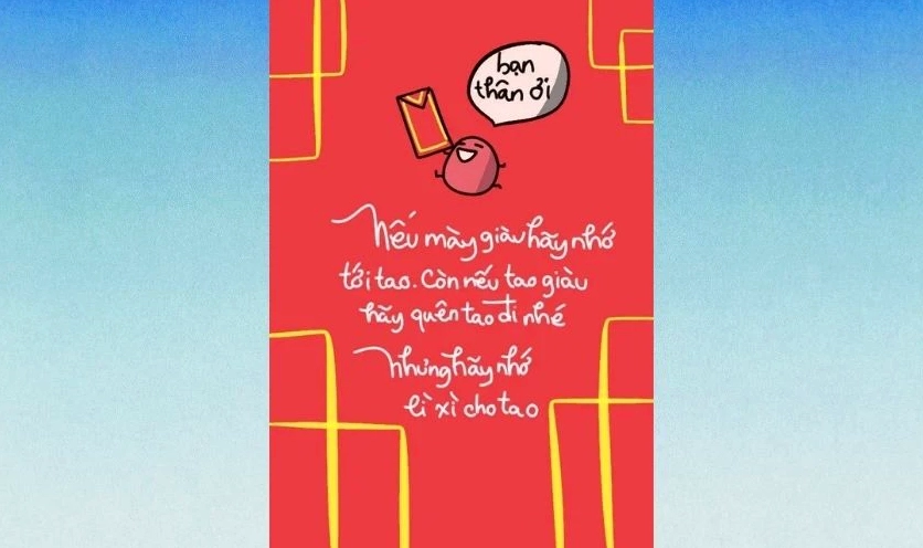 Meme chúc Tết 2026 gửi bạn bè cười sảng khoái