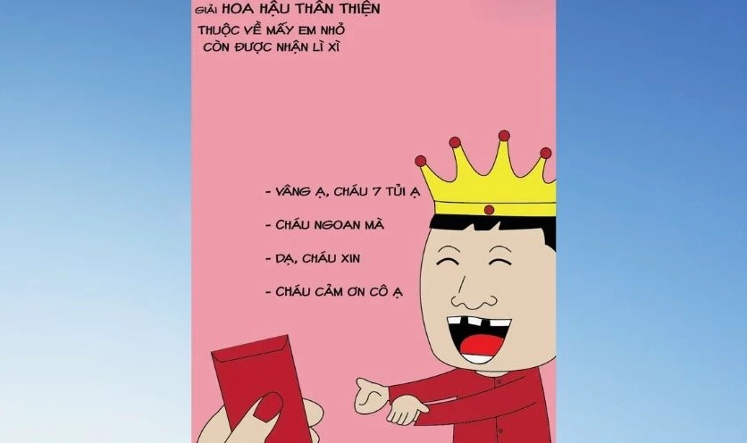 Meme lì xì Tết 2026 hài hước ví rỗng