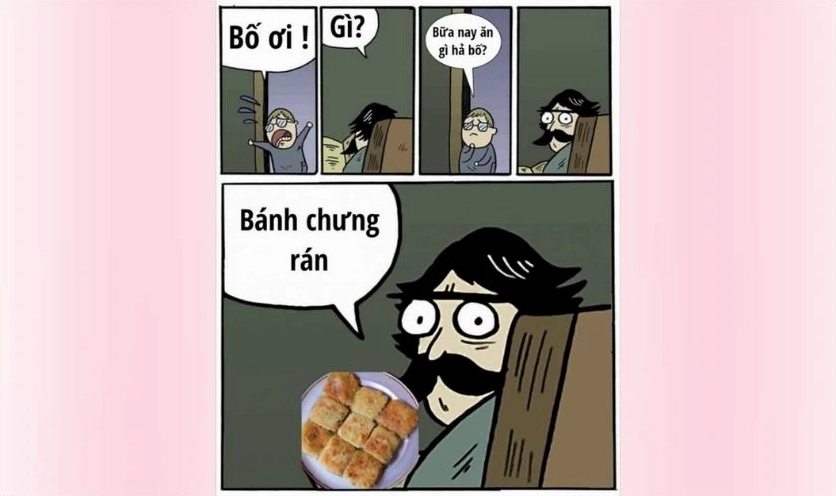 Meme Tết 2026 hài hước biểu cảm khóc thét khi dọn dẹp