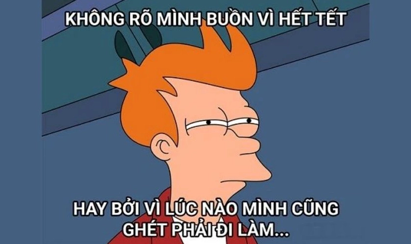 Meme Tết 2026 hài hước vui nhộn cảnh dọn nhà mệt mỏi